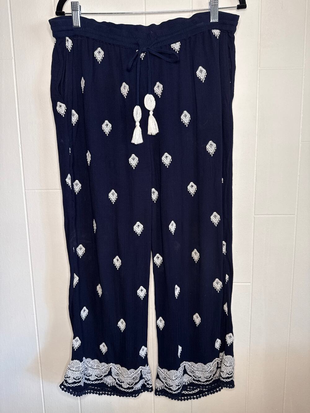 Sundance boho drawstring pants Medium